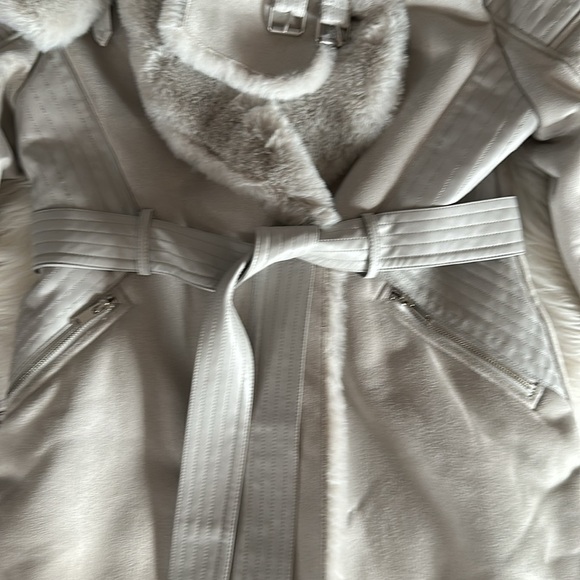 Karen Millen long line shearling coat - Picture 12 of 16